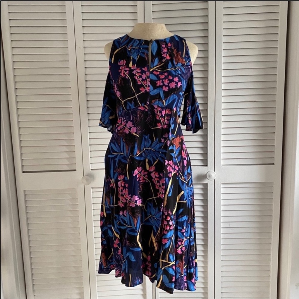 Anthropologie | Maeve Elia Cold Shoulder Dress